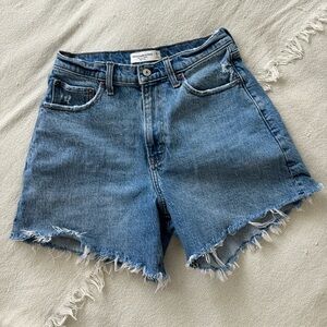 Abercrombie & Fitch Curve Love Jean shorts.